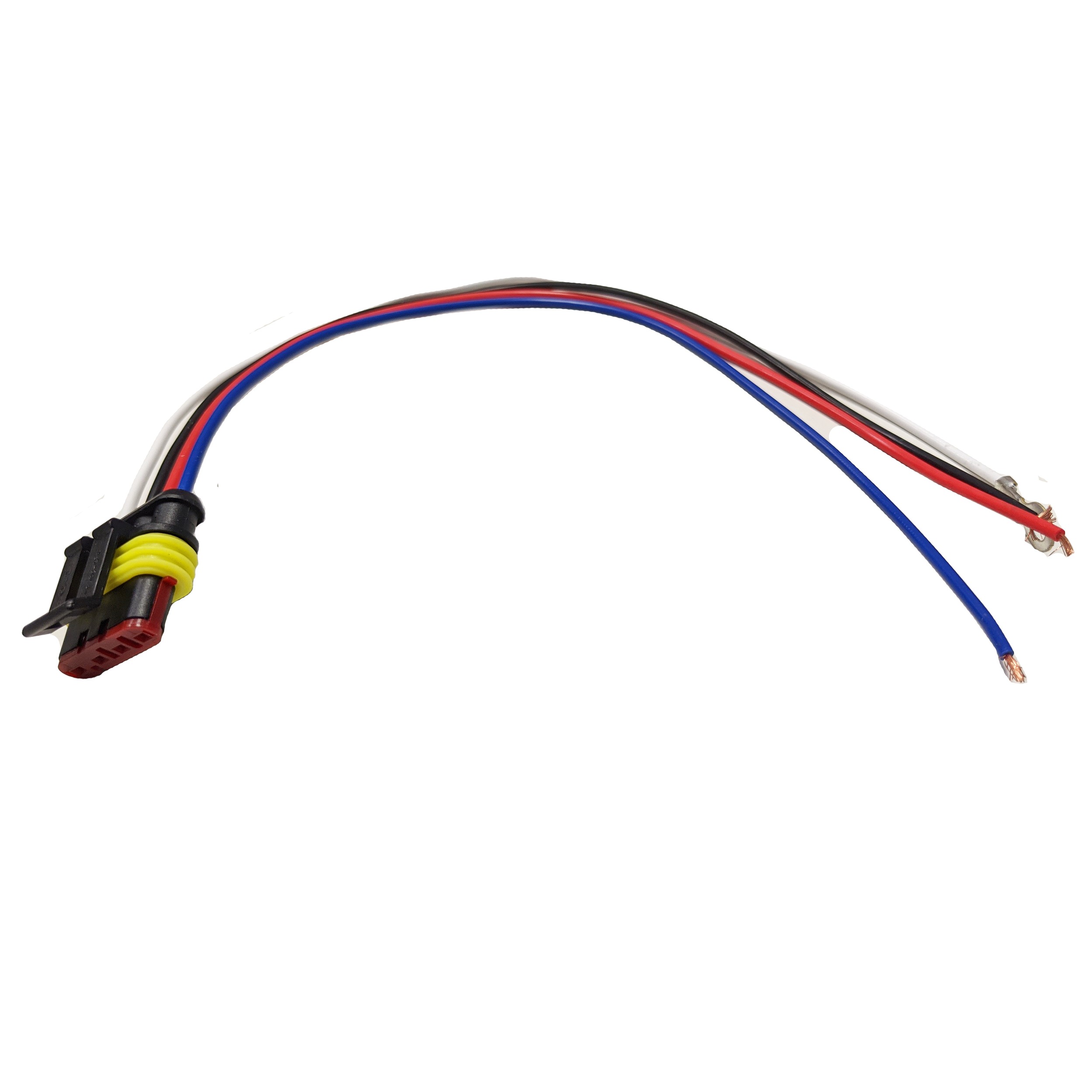 PLGCON STRGHT 4 PIN WEATHERPROOF